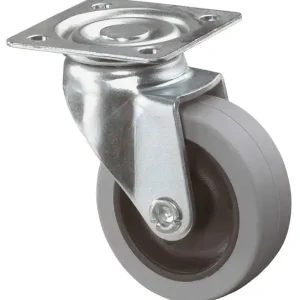 Garantierte Lieferung Lenkrolle D.50mm Trgf.35kg m.Platte grau BS ROLLEN