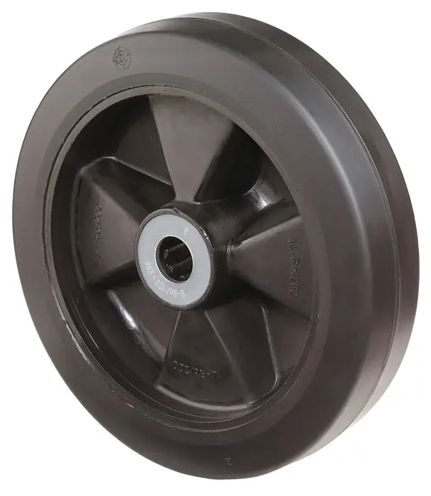 Heißes Angebot Ersatzrad D.100mm Trgf.140kg Elastikgummi schwarz