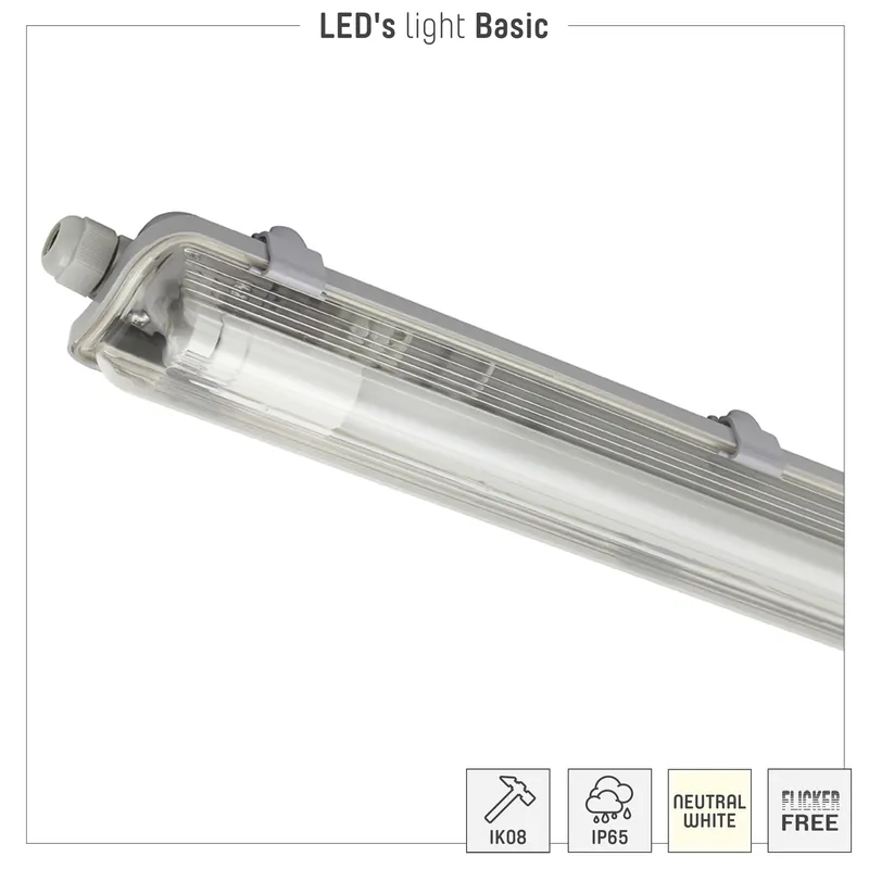 LED Wannenleuchte - 1x9W 60cm 900lm 4000K IP65 Bestseller