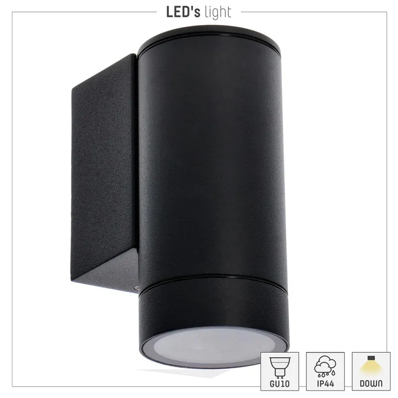 Preisknaller LED outdoor - wandleuchte Messina - 1xGU10 IP44 - Anthrazit