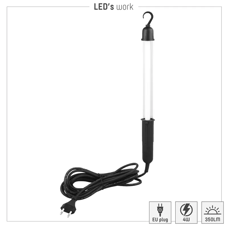 Handlampe - 4W 350lm 5000K IP20 Top-Seller