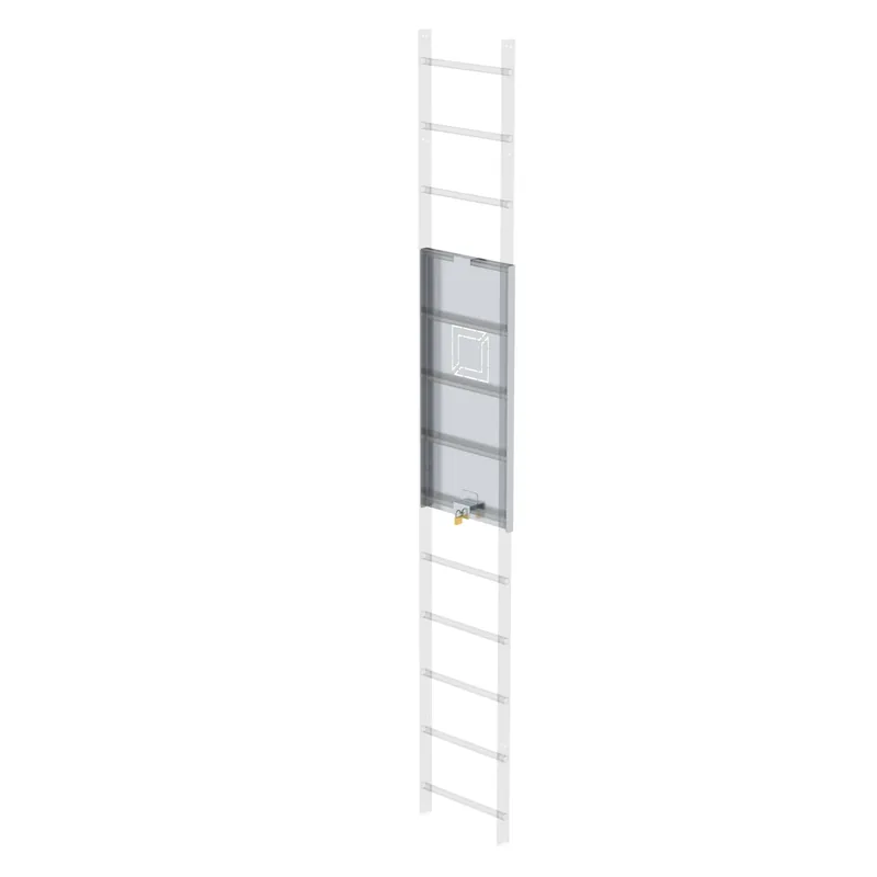 Wochenendangebot MUNK Zugangssperre abschließbar Alu-blank, Höhe 1190 mm