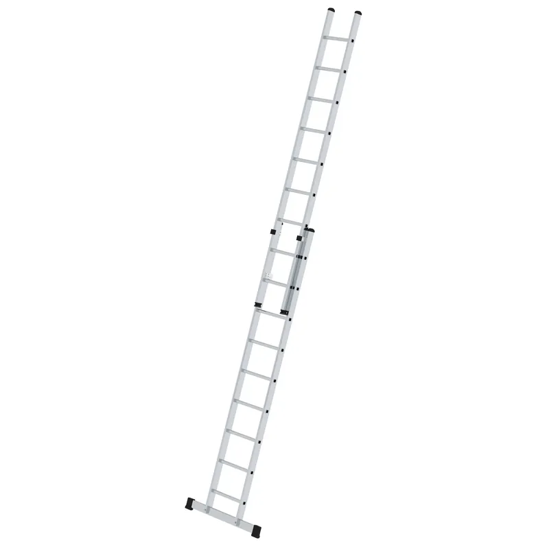 Sonderaktion MUNK Sprossen-Schiebeleiter mit Standard-Traverse 2x9 Sprossen