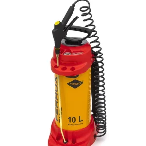 MESTO 10 Liter Hochdrucksprühgerät 3585P 6 bar ölfest TÜV/GS - Spiralschlauch Abverkauf