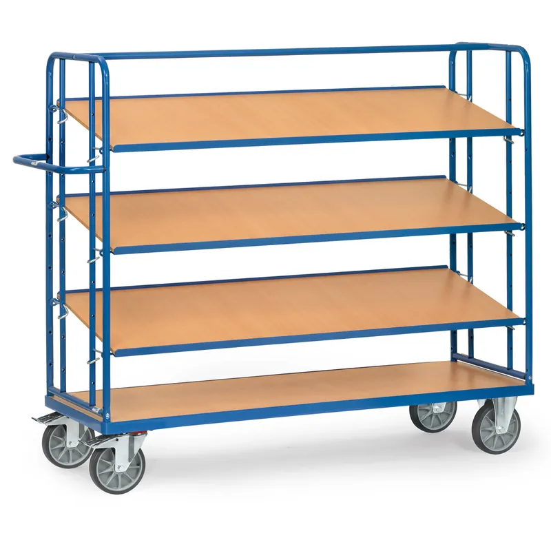 Nur Heute fetra Etagenwagen mit verstellbaren Böden wahlweise 1560 oder 1800 mm hoch