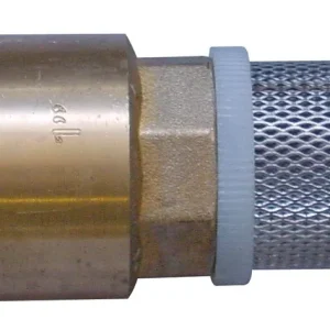 Preisreduziert CEMO Fussventil federbelastet mit Filter - Messing, 1" IG