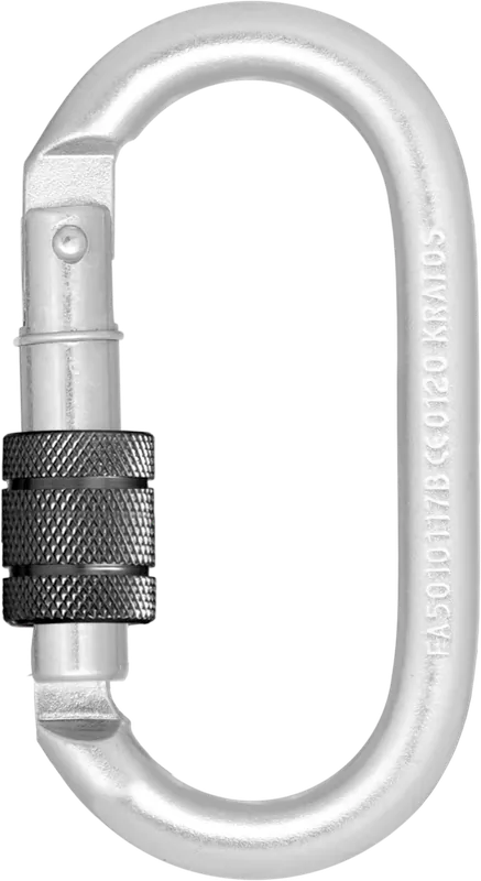 Kratos Safety Stahl-Karabiner mit Schraubverschluss - Keylock Version Meistverkauft