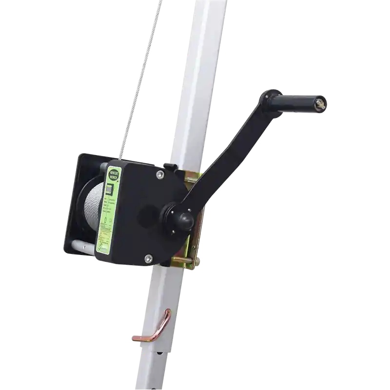 Kratos Safety Rettungs und Arbeitswinde, Edelstahl Drahtseil Länge 20 m Top-Seller