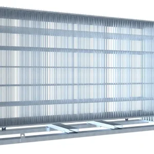 Bauzaunset "Light" mit Transportgestell Zertifiziert