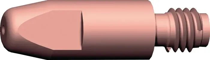 Stromdüse Draht-Ø 0,8mm M 6 L.28mm E-Cu f.Alu A.BINZEL VE: 10 Stück Sichere Zahlung