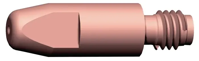 Stromdüse Draht-Ø 1mm M 6 L.28mm CuCrZr A.BINZEL VE: 10 Stück Preisknaller