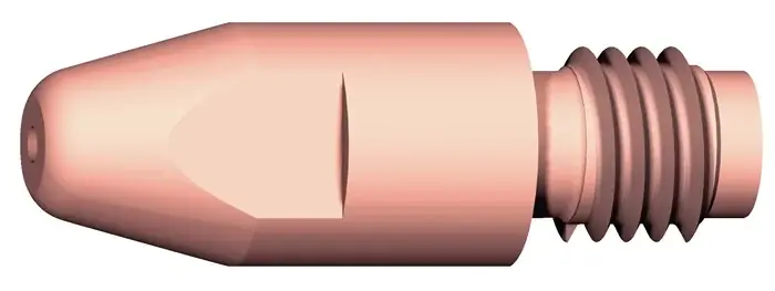 Sonderaktion Stromdüse Draht-Ø 1,6mm M 8 L.30mm CuCrZr A.BINZEL VE: 10 Stück