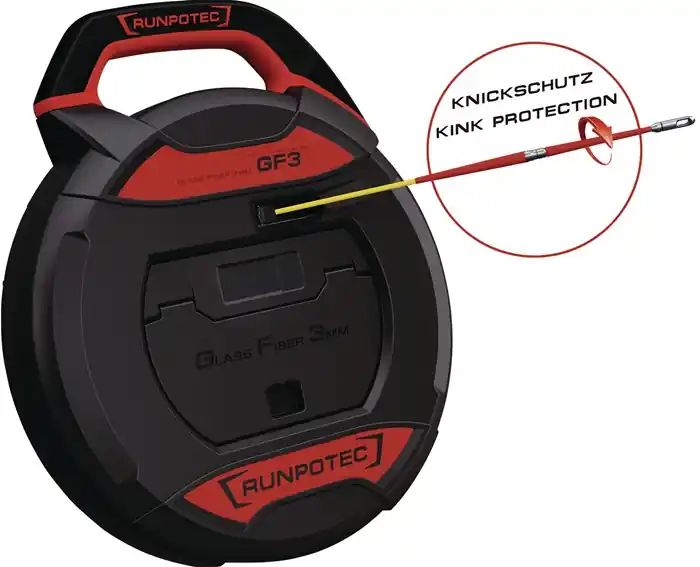 Neu Im Sortiment Kabeleinziehgerät GF3 Band-L.30m Biege-R.38mm o.Meterzähler RUNPOTEC