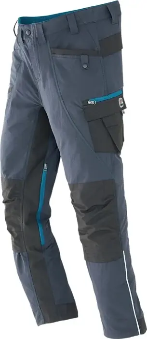 Arbeitshose Terrax Workwear Gr.58 anthrazit/petrol TERRAX Direktkauf