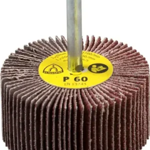 Fächerschleifer KM 613 Ø30xH10mm K.40 Korund Schaft-D.6mm KLINGSPOR VE: 10 Stück Billig