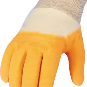 Aktuell Handschuhe Gr.10 gelb I PSA I Baumwolle m.Latex ASATEX VE: 12 Paare