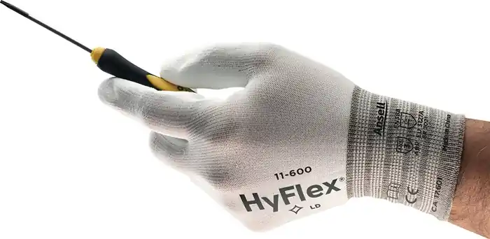 Preisknaller Handschuhe HyFlex 11-600 Gr.8 weiß EN 388 PSA II Nyl.m.PU ANSELL VE: 12 Paare