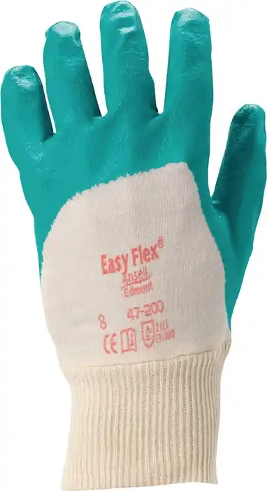 Handschuhe ActivArmr® 47-200 Gr.9 grün Interlock-Baumwolle m.Nitril VE: 12 Paare Schneller Versand