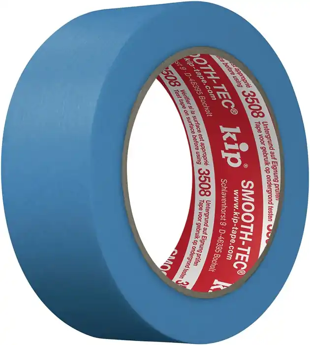Glattkreppband 3508 SMOOTH-TEC® glatt blau L.50m B.36mm KIP VE: 6 Rollen Schneller Versand