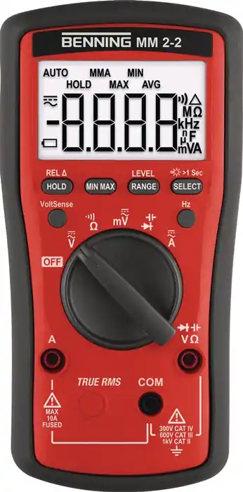 Multimeter MM 2-2 0,01 mV – 600V AC/DC TRUE RMS BENNING Wochenendangebot