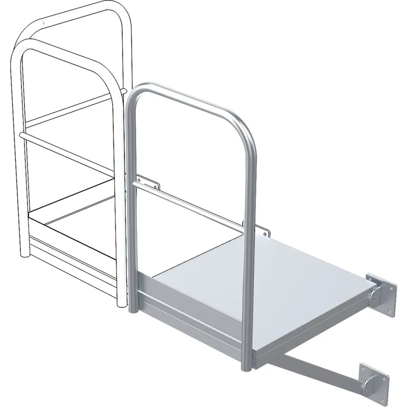 Begrenztes Angebot ZARGES Erweiterungspodest 500 x 1.000 mm VA