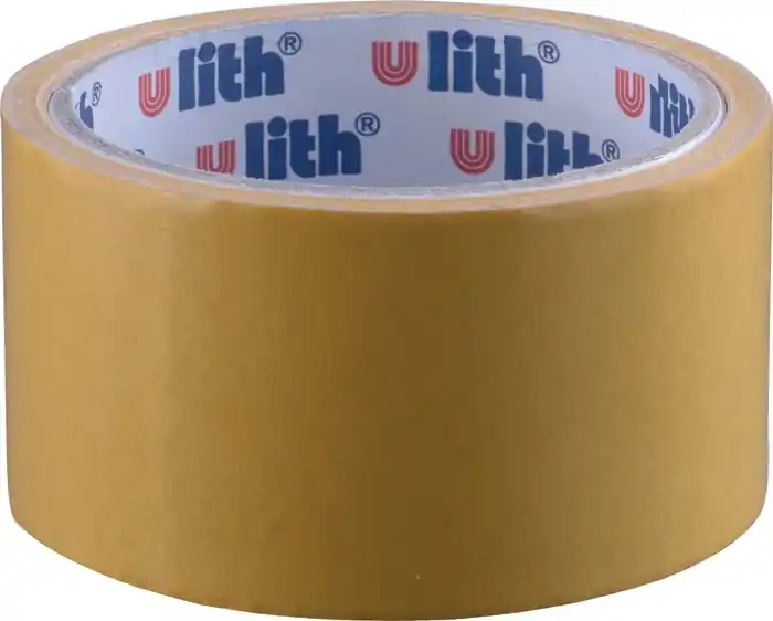 Sonderaktion Doppelseitiges Verlegeband 468/E L.5m B.50mm beige Gesamtdicke 0,08mm Rl.ULITH
