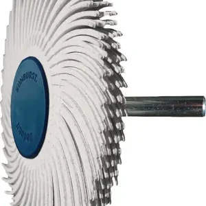 Schnäppchen Radialbürstenscheibe Sunburst D.76mm K.120 Weiß 10000min-¹ TYROLIT