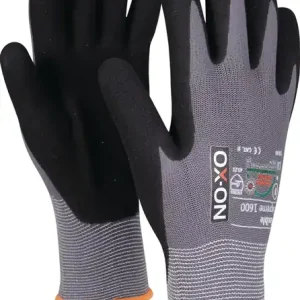 Handschuh Flexible Supreme 1600 Gr.9 schwarz/hellgrau EN388 EN420+A1 EN407 PSAII VE: 12 Paare Top-Angebot