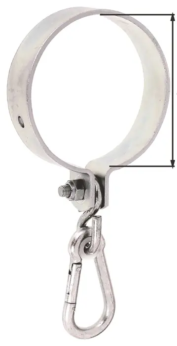 Schaukelschelle D.120mm STA galv.verzinkt, max.Belastung 70kg VE: 6 Stück Preisreduziert