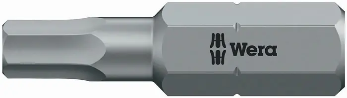 Top-Seller Bit 840/1 Z 1/4 Zoll 4,0mm L.25mm zähhart,HEX-Plus WERA VE: 10 Stück