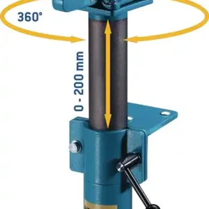Nur Für Kurze Zeit Höhenverstellgerät HEUER Lift f.Backen-B.100mm um 360Grad drehb.HEUER