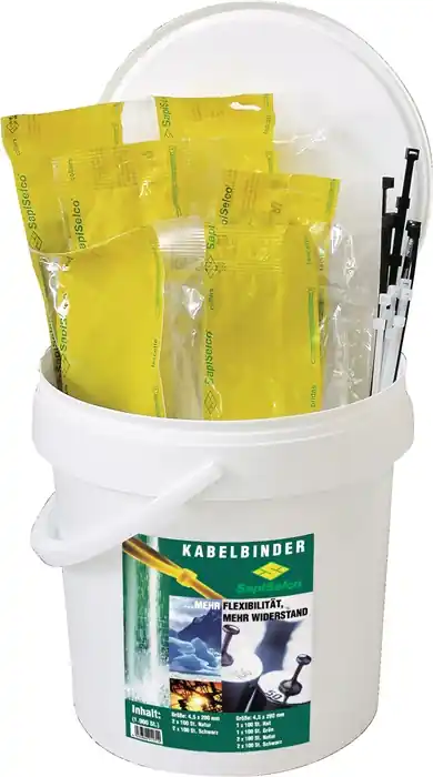 Kabelbinderset 1000-tlg.PA 6.6 SAPISELCO Markenware