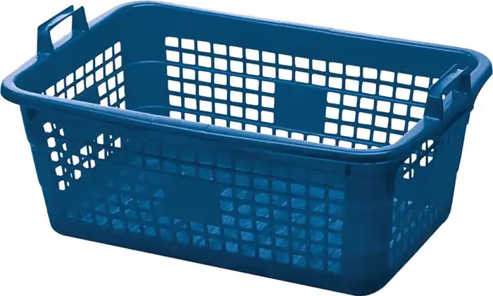 Neuheit Korb L620xB425xH250mm 45 lPE blau LOCKWEILER