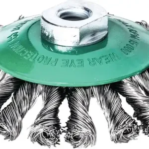 Kegelbürste D.115mm M14 Drahtstärke 0,5mm VA-Stahldraht 12mm 15000min-¹ LESSMANN Wochenendangebot