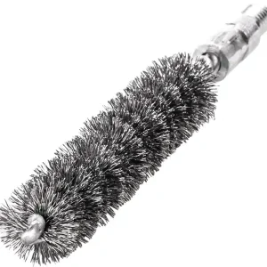 Rohrbürste L.115mm D.12mm Stahldraht gewellt Besatz-L.80mm LESSMANN Sonderangebot