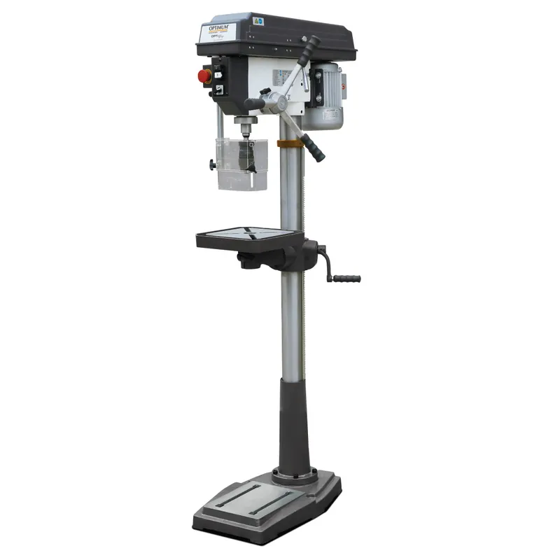 Optimum Säulenbohrmaschine - DQ 25 Aktions-Set inkl. Schraubstock - OPTIdrill Zertifiziert
