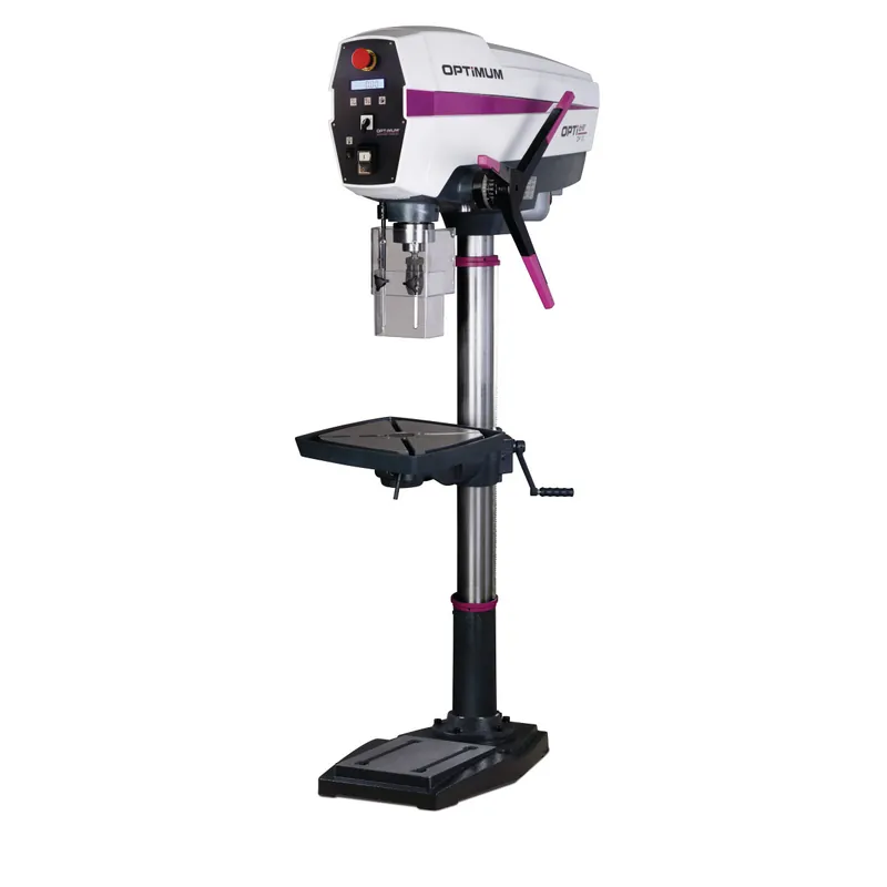 Optimum Säulenbohrmaschine - DP 33 Aktions-Set inkl. Maschinenschraubstock - OPTIdrill Abverkauf