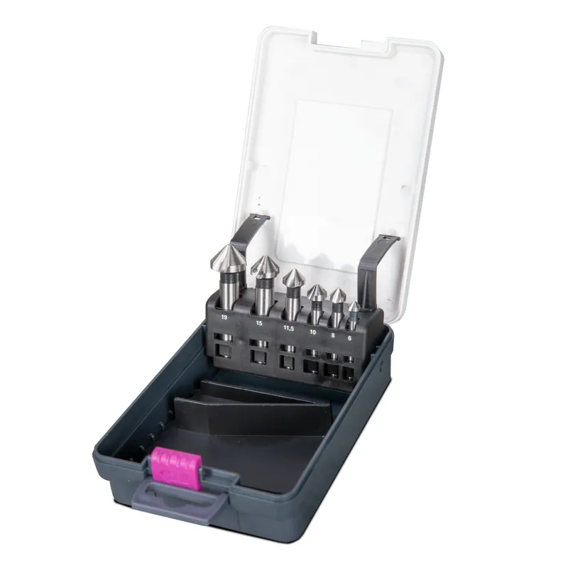 Optimum Kegelsenker-Satz - 6-teilig: 6/8/10/11,5/15/19 mm - Garantierte Lieferung