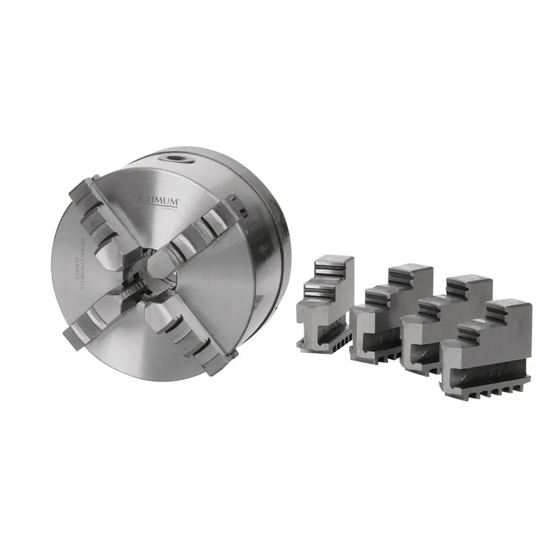 Optimum OPTIMUM Vierbacken-Drehfutter Guss Camlock, zentrisch spannend - Ø 200 mm DIN ISO 702-2 Nr. 6 - Nur Für Kurze Zeit