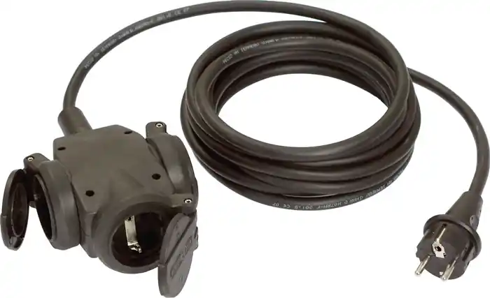 Schutzkontaktverlängerung 16 A 230 V 3x1,5mm² 10m H07RN-F Highlight