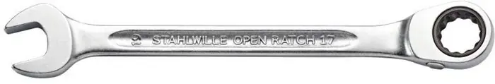 Begrenztes Angebot Maulringratschenschlüssel OPEN-RATCH 17 SW 21mm L.275mm umschaltbar,Rings.15Grad