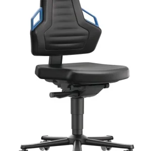 Arbeitsdrehstuhl Nexxit Rl.Grifffarbe blau Kunstlederpolster Beliebt