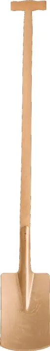 Spaten 260x170mm m.T-Stiel funkenfrei ENDRES TOOLS Sale