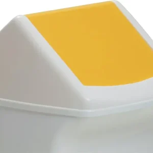 Geprüft Deckel PE gelb B330xT330mm f.Abfallsammler 40l m.Einwurfklappe DURABLE
