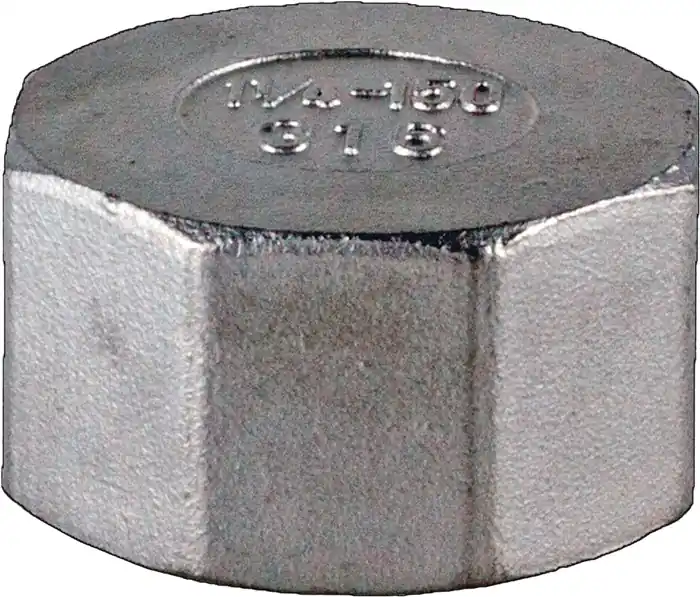 Kappe EN 10226-1 NPS=1 Zoll 8-kant L 22mm SPRINGER VE: 10 Stück Angebot