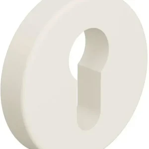 Zertifiziert Schlüsselrosetten-Paar 306.23PB 99 Ku.99 Schildst.10,5mm PZ rd.HEWI