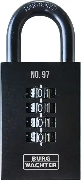 Zahlenvorhangschloss Numero 97 Schlosskörper-B.50mm Guss Zahlenroll.4 Günstig