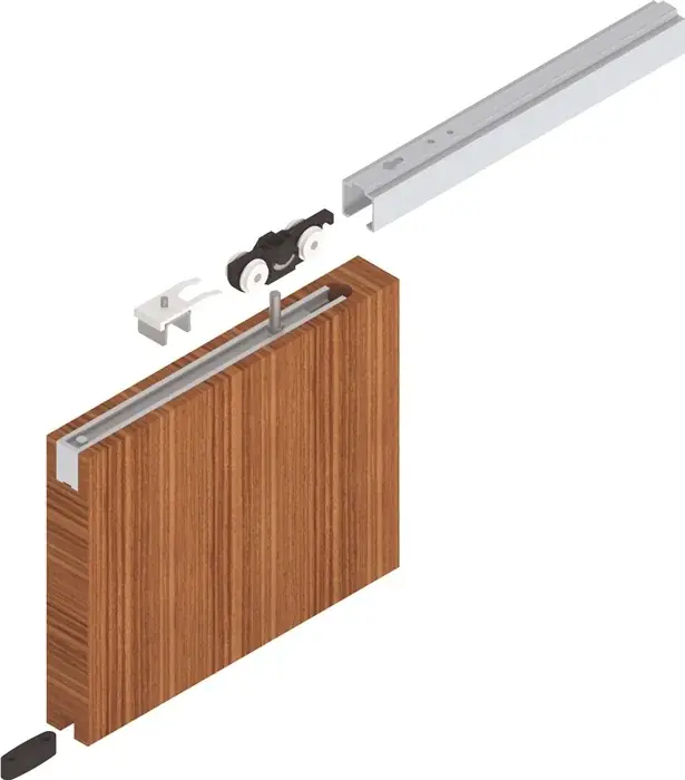 Schiebetürsystem 73 ME-A 1700mm EV1 elox.710-900mm Wm. Sonderaktion