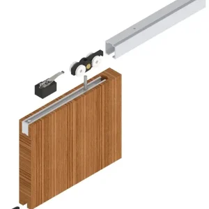 Markenware Schiebetürsystem 140 ME-A 2500mm EV1 elox.1250-1500mm Dm.