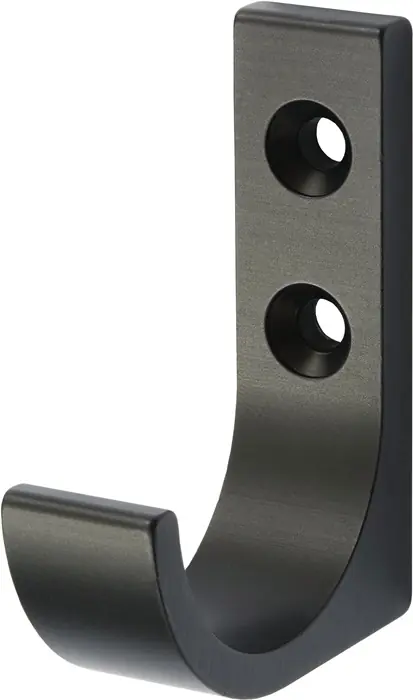 Mantelh.0149 einfach A.51,5mm Alu.schwarz ku.-besch.H.65mm HERMETA Top-Seller